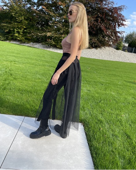 Sukně dámská Replay černá na kalhoty